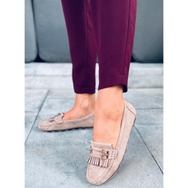 Leif Khaki Damen-Slipper beige 1