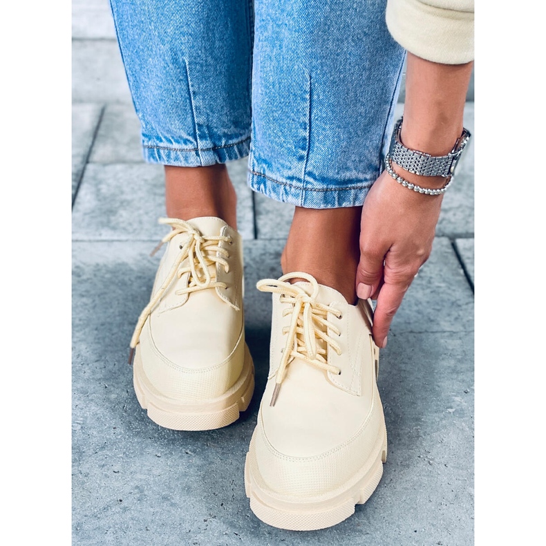 Loafer mit hohen Sohlen Unna Gelb 1