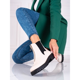 Beigefarbene Damentaschen mit Reißverschluss 2