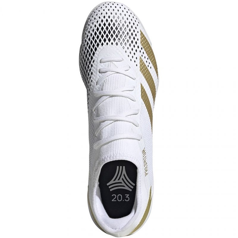 Adidas Predator 20.3 L In M FW9192 Fußballschuhen weiß golden 1