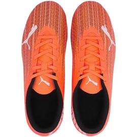 Puma Ultra 4.1 Fg Ag Jr 106100-01 Fußballschuhe mehrfarbig orangen und rottöne 1