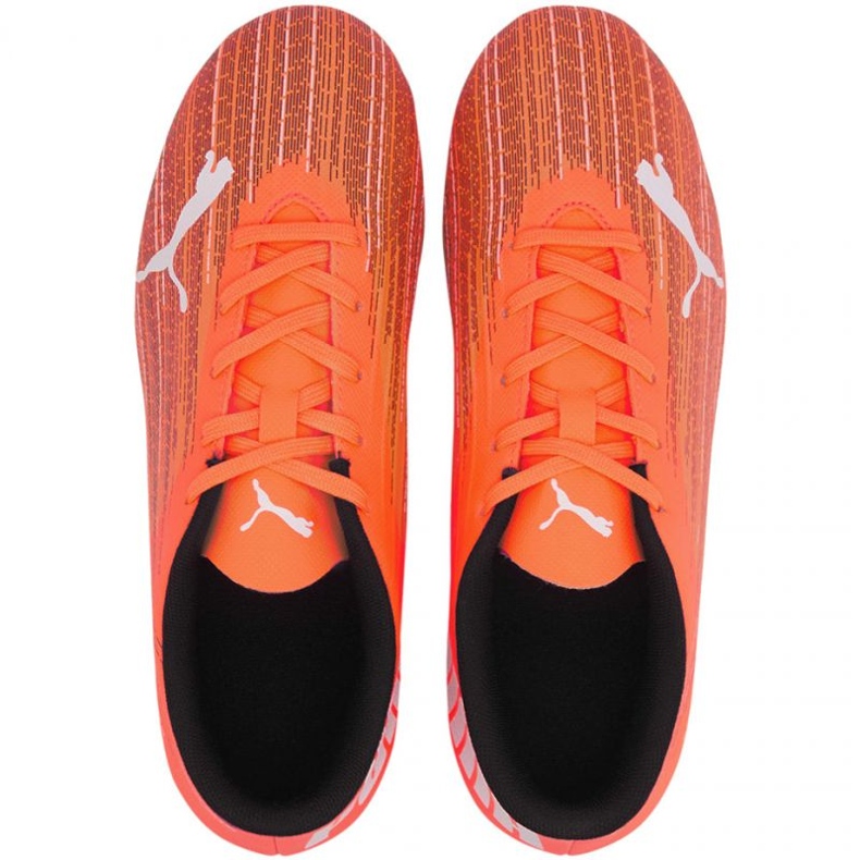 Puma Ultra 4.1 Fg Ag Jr 106100-01 Fußballschuhe mehrfarbig orangen und rottöne 1