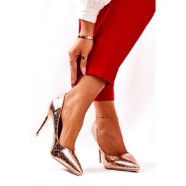 WS1 Schlangenmuster Pins Roségold Tissoria golden 3