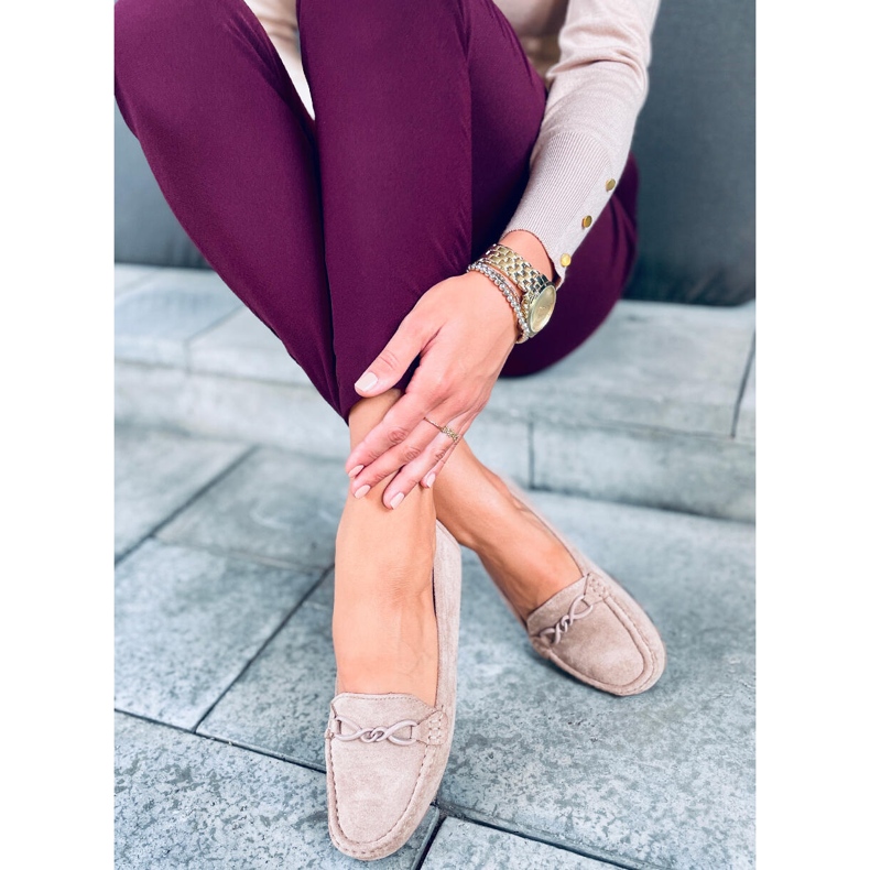 Saga Khaki Loafer für Damen beige 1