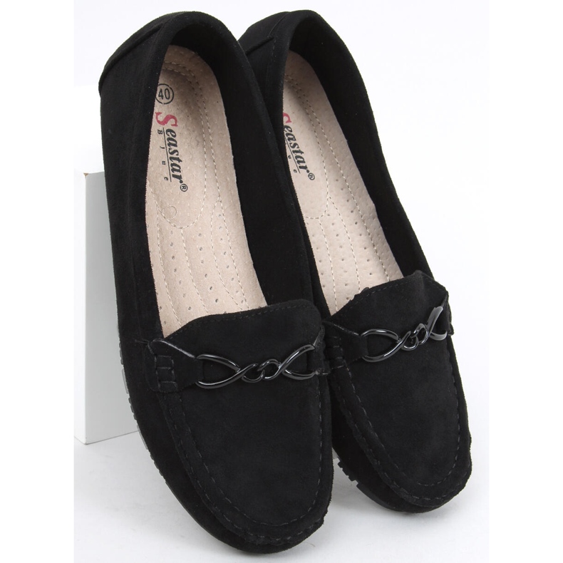 PA1 Saga Schwarze Loafer für Damen 2