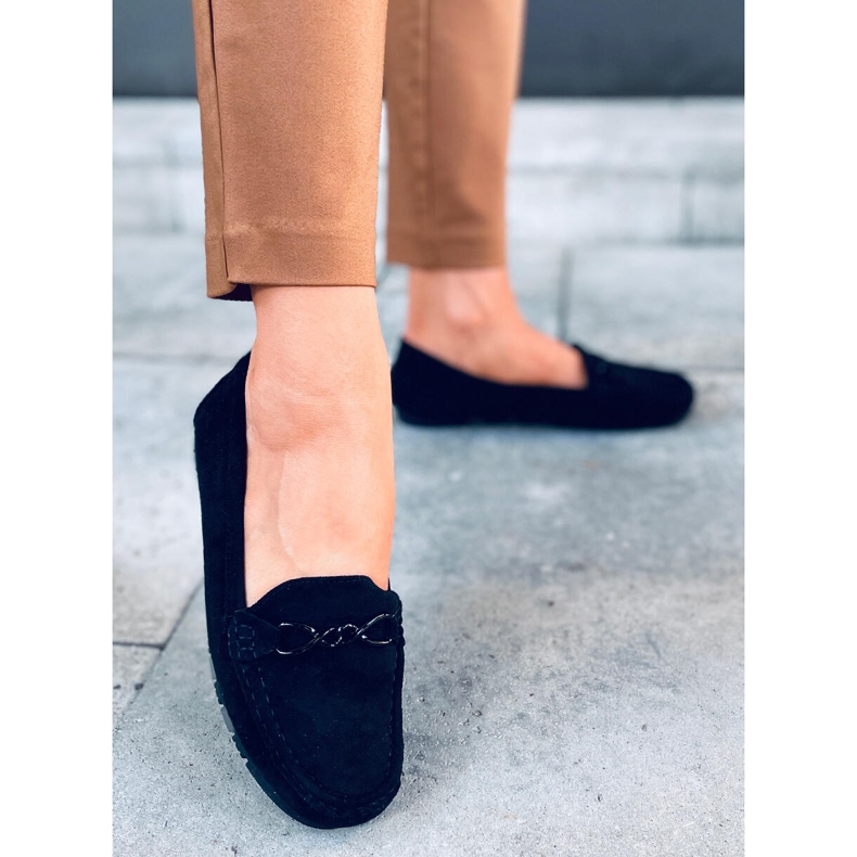 PA1 Saga Schwarze Loafer für Damen 1