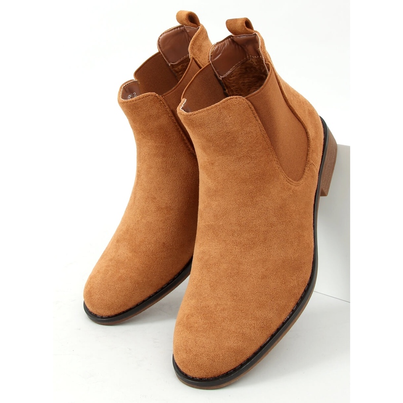 Burbo Camel Wildleder-Chelsea-Stiefel braun 1