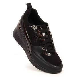 Damen Schnürschuhe eVento schwarz 2