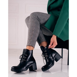 W. Potocki Schwarze Potocki-Absätze für Damen 2