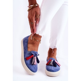 PS1 Damen Turnschuhe Slip-On Blau Venira 1