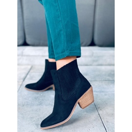 Korsa Schwarze Cowboystiefel 1