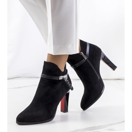 Schwarze Deshi High Heels 1