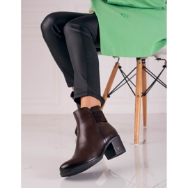 W. Potocki Klassische braune Damenstiefel von Potocki 2