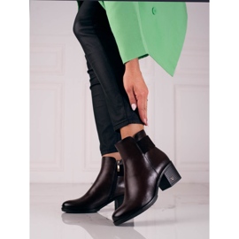 W. Potocki Klassische braune Damenstiefel von Potocki 1