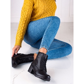 T.Sokolski Leder Sokolski Dasmkie Stiefel schwarz auf der Post 1