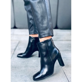 Madison Schwarze Pu-High-Heels 1