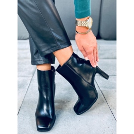 Madison Schwarze Pu-High-Heels 2