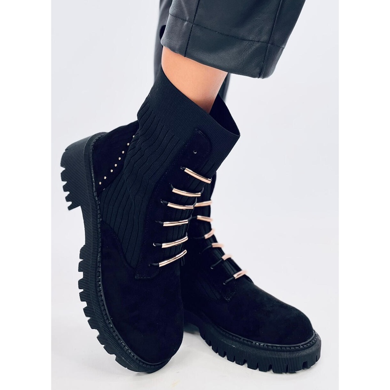 Arbeiter mit Sockenoberteil Rio Black schwarz 1