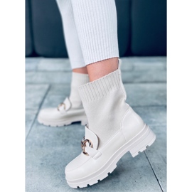 Sockenobermaterial in Ton Beige 1