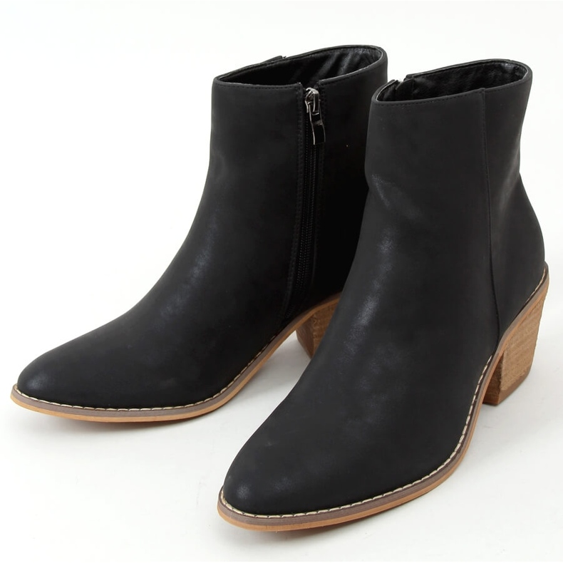 Kirates Schwarze Cowboystiefel 1