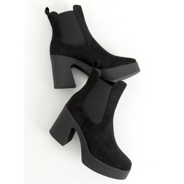 Stiefel auf Gummiabsatz Amelda Black schwarz 1