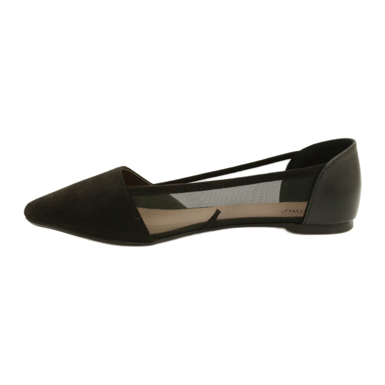 Evento Ballerinas mit Mesh Schwarz 8BL71-2015 3