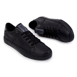 Leder Herren Sneakers Big Star JJ174108 Schwarz 1