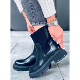 Chelsea-Boots mit hohem Schaft Cillo Black schwarz 1