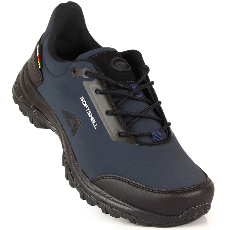 Marineblaue wasserdichte Trekkingschuhe von American Club für Herren navy blau 1