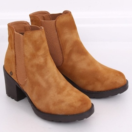 Chelsea-Stiefel High Heels Balea Camel braun 2