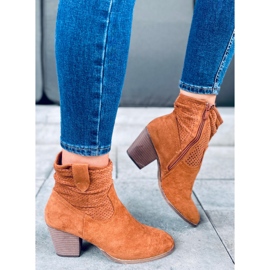 Fonda Camel High Heels braun 1