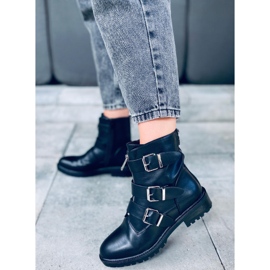 Oklahoma Schwarze Militärstiefel 1