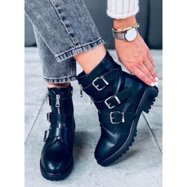 Oklahoma Schwarze Militärstiefel 2