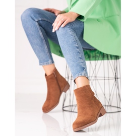 Shelovet braune Stiefeletten für Damen 2