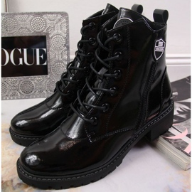 Isolierte Stiefel Vinceza W JAN138A schwarz lackiert 2