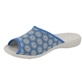 Befado Damenschuhe PU 254D142 blau grau 2