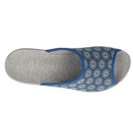 Befado Damenschuhe PU 254D142 blau grau 3