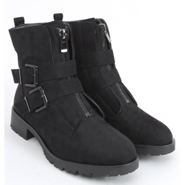Military Vera Schwarze Stiefel 2