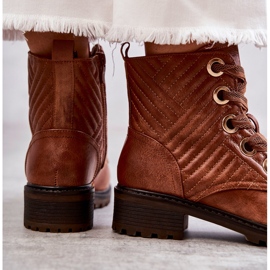 PG1 Steppstiefel aus Leder mit Torino-Wärme in Braun 2