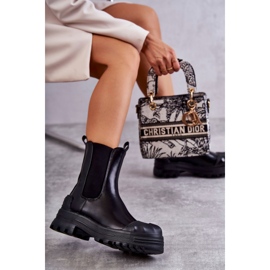 PG1 Klassische High Workers schwarze Bassti-Stiefel 2