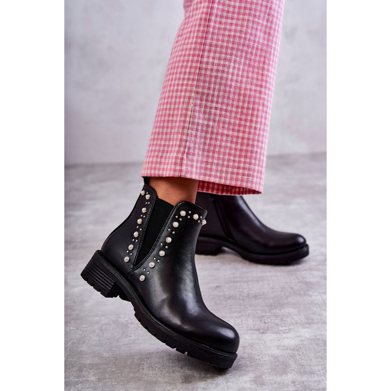 PG1 Lederstiefel Arbeiter Schwarz Ferra 1