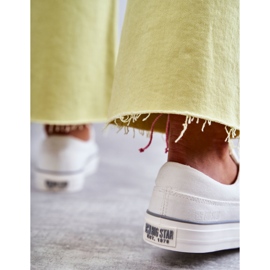 Damen Stoff Turnschuhe Big Star KK274017 Weiß 1