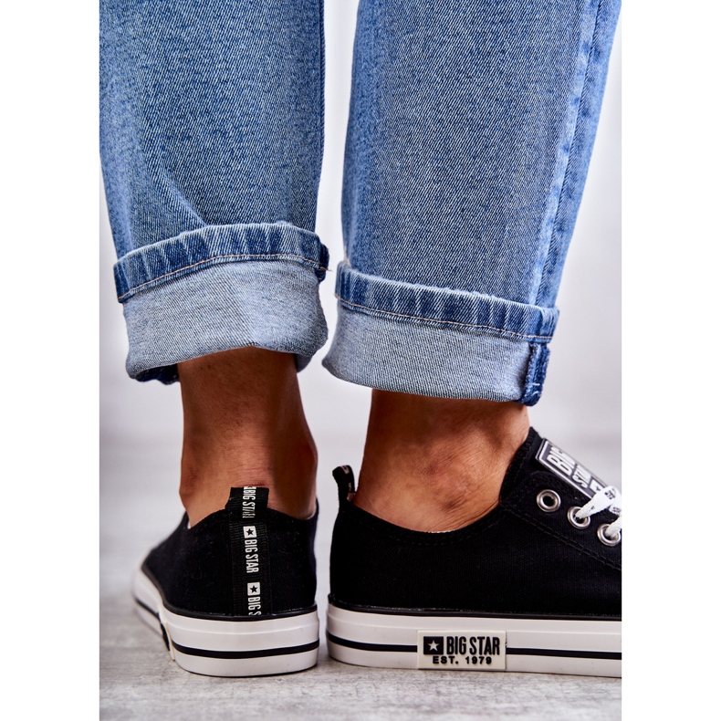 Damen Material Sneakers Big Star KK274102 Schwarz 1