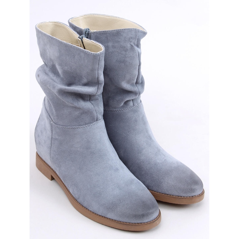 PA1 Stiefel auf einem versteckten Bansi Blue Wedge blau 2