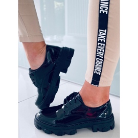 PA1 Tekla Black Shing Schnür-Loafer schwarz 1