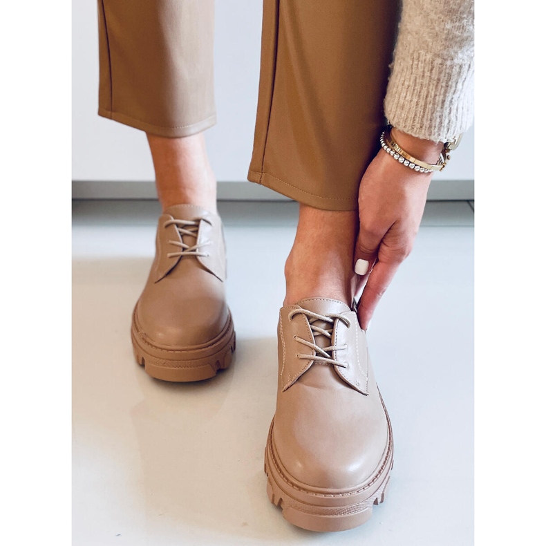 PA1 Loafer mit Schnürung in Tekla Khaki beige 1