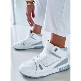 PA1 Liam Graue knöchelhohe Turnschuhe weiß 1