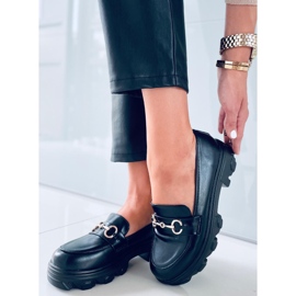 PA1 Loafer mit hoher Sohle von Eloise Black schwarz 1