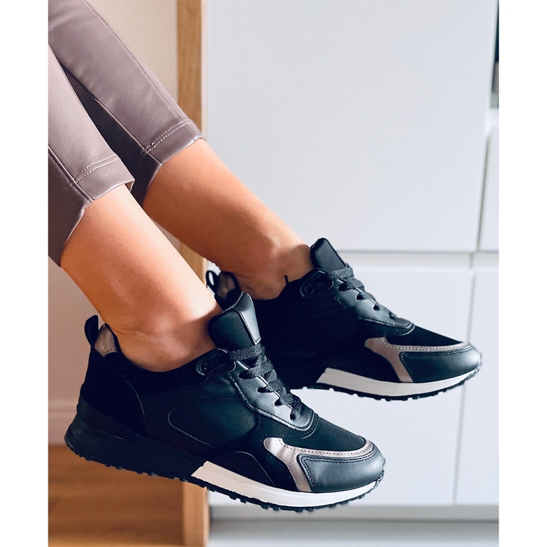 PA1 Midge Black Damen Sportschuhe schwarz 1