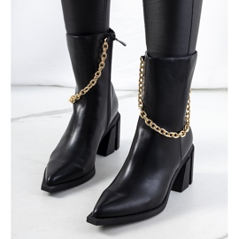 Schwarze Cowboystiefel von Massa 1